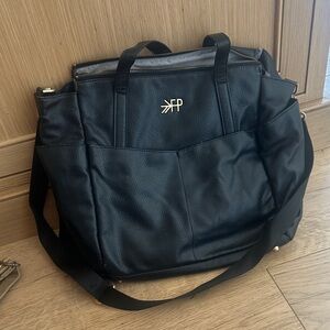 Freshly Picked Black diaper Bag
